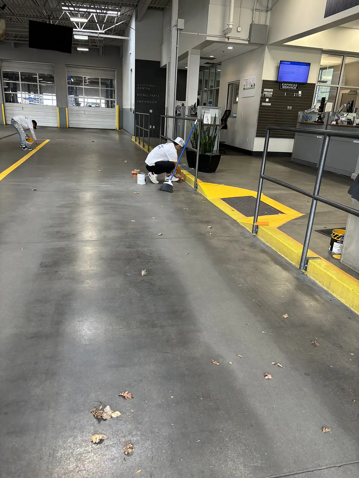Painting Services in Ault, Colorado 13 Commercial Curb striping
