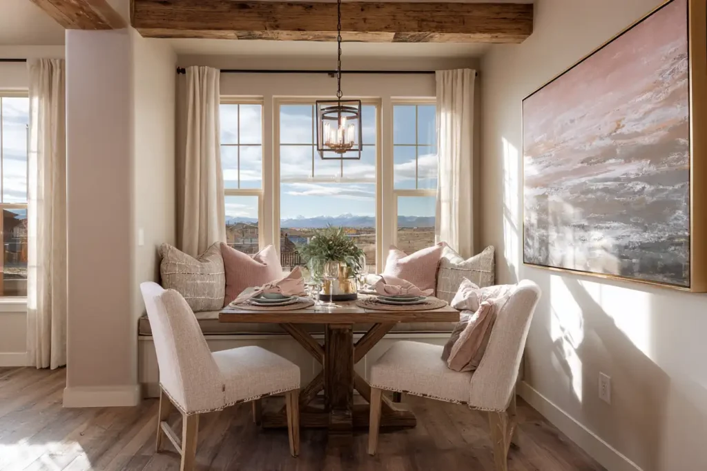 Sunset Inspired Colorado Cabin Color Theme