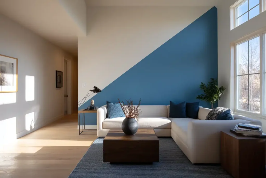 Two Tone Diagonal Split