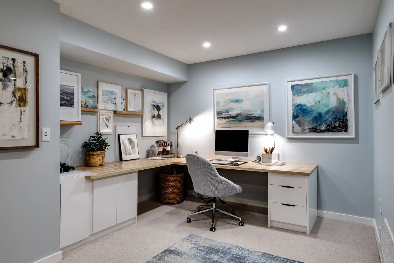 Basement Home Office