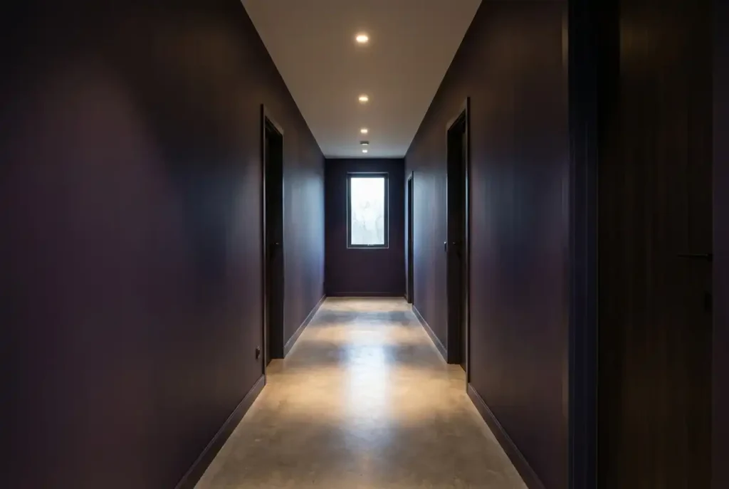 Dark Purple Hallway