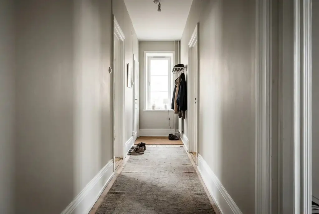 Older home hallway - Best Paint Colors That Hide Wear and Tear