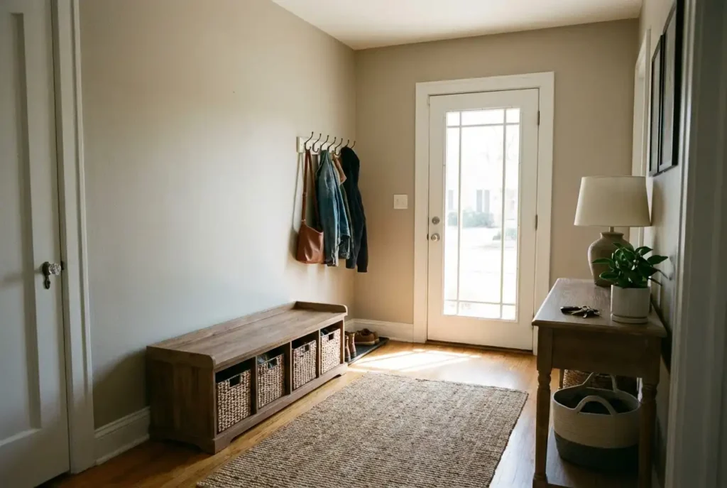 Residential home entryway interior
