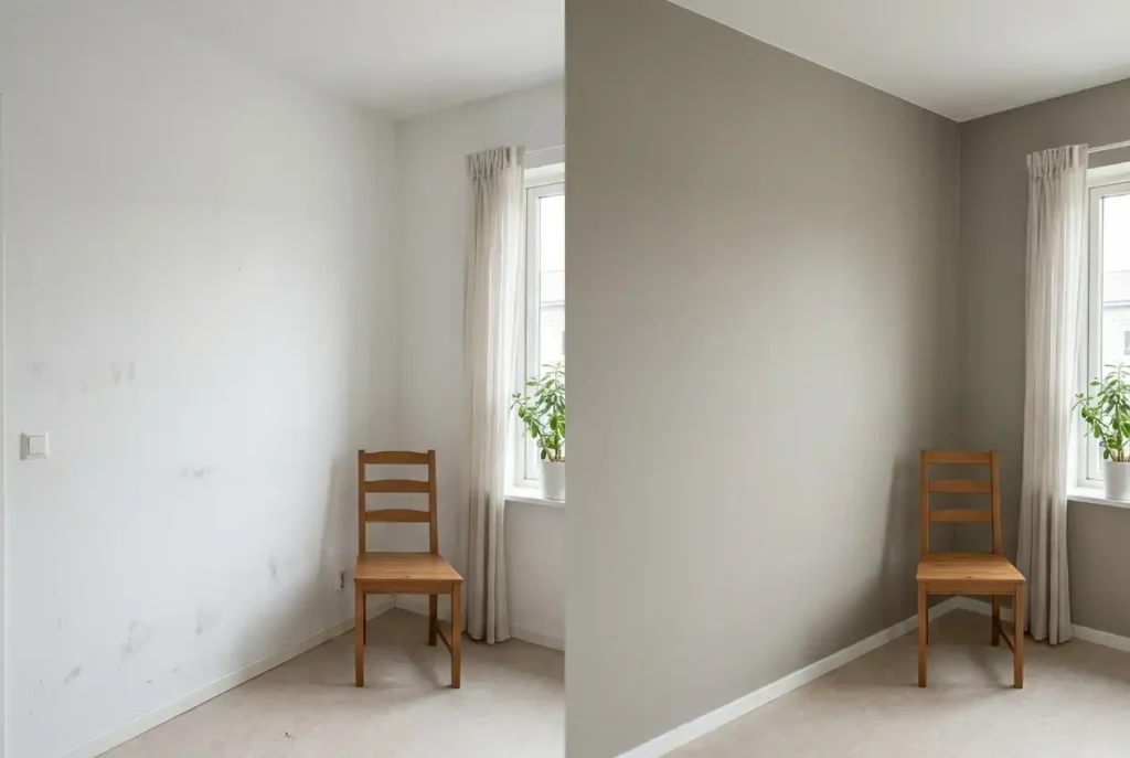 Wear and tear side by side comparison