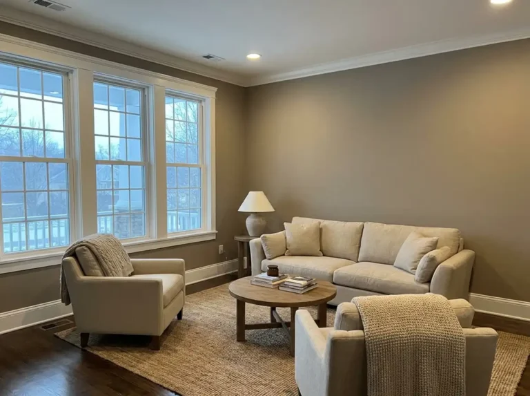 A north-facing living room with soft indirect natural light - Paint Colors for North-Facing Rooms