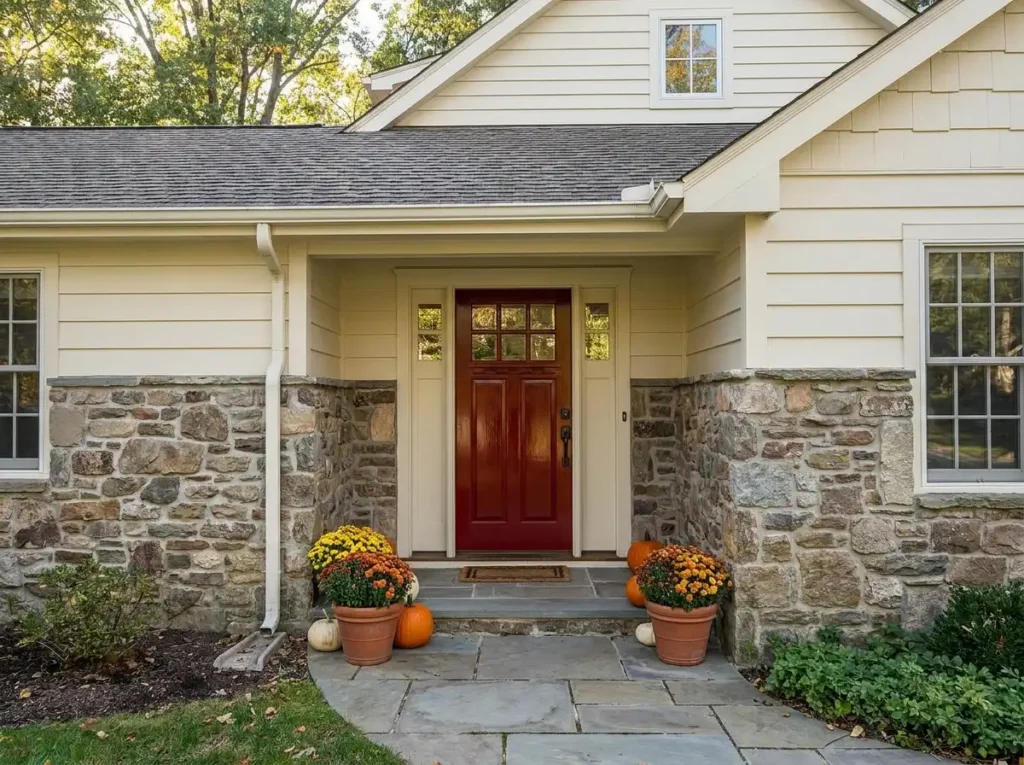 Rich Red Front Doors