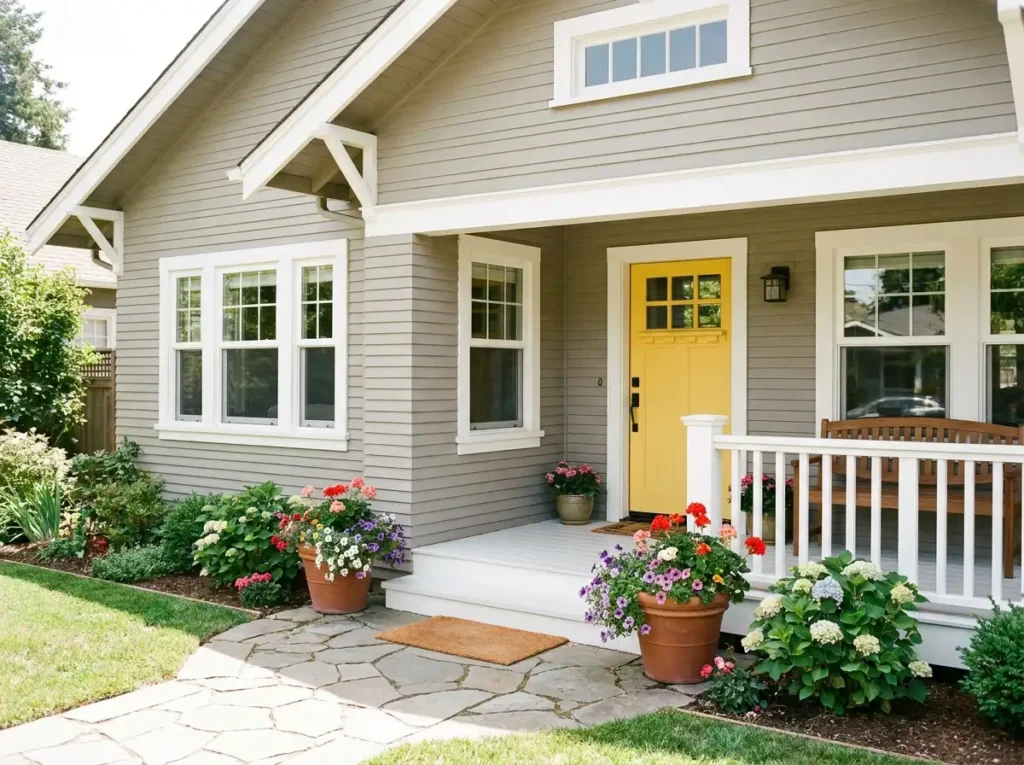 Sunny Yellow Front Doors