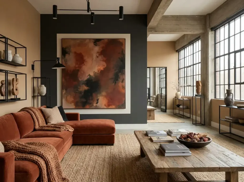 Abstract Expressionism Inspired Colors
