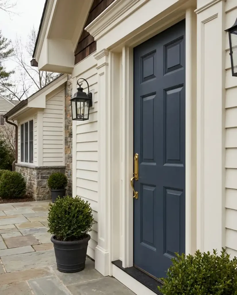 Exterior Paint Colors for Luxury Colorado Homes - Deep Blue and Muted Navy