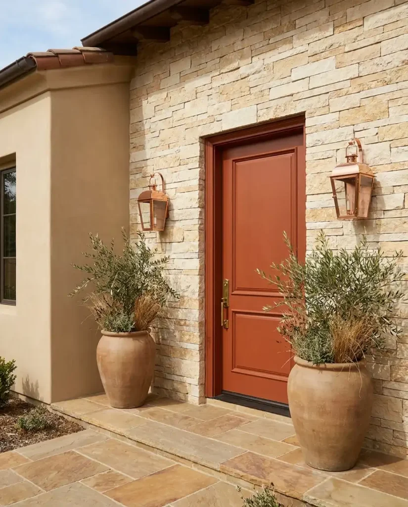 Exterior Paint Colors for Luxury Colorado Homes - Terracotta Clay and Warm Earth Tones