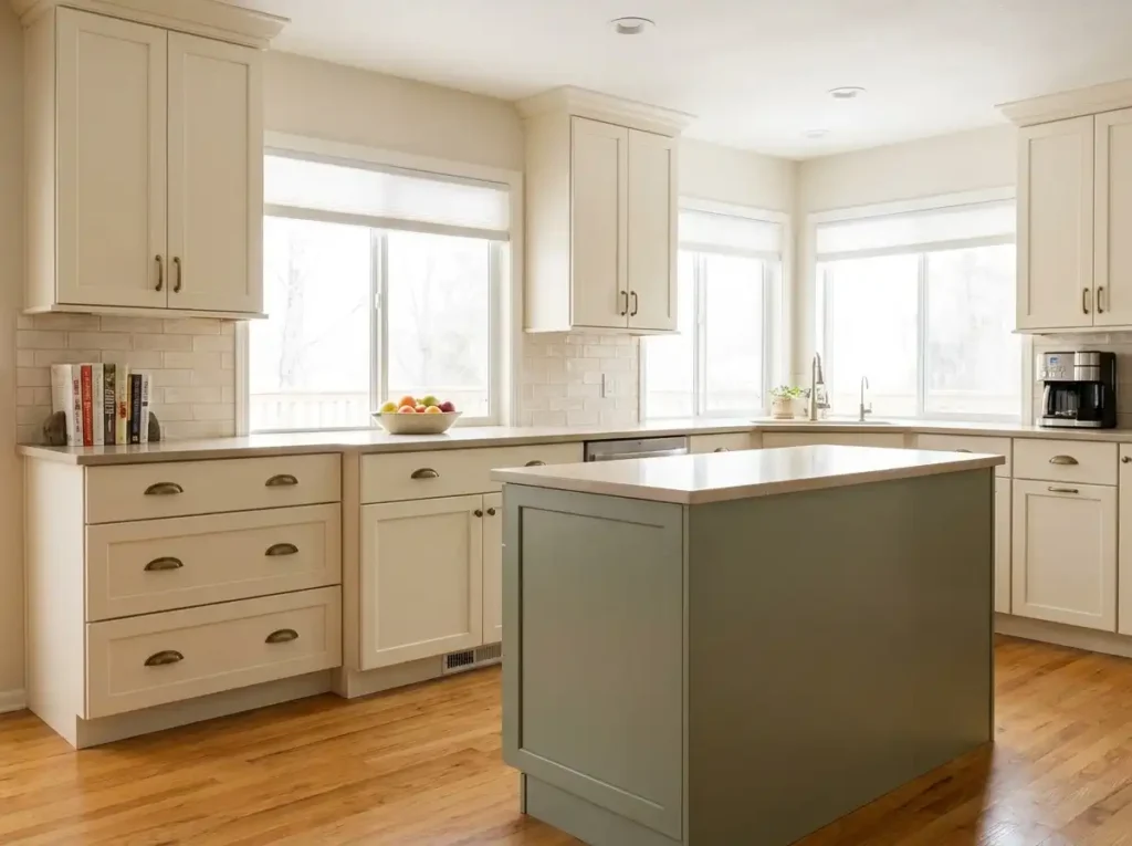 Cabinet Colors for Kitchens With Honey Oak Wood