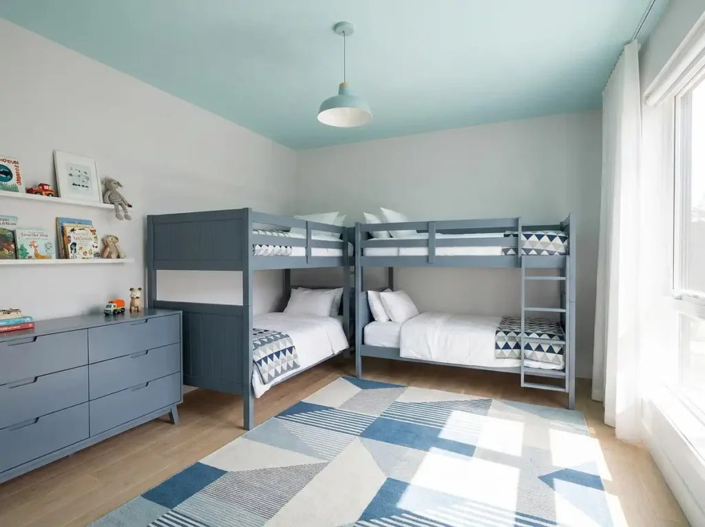 Modern Gray and Aqua Palette - Colorado Kids Room Color Ideas