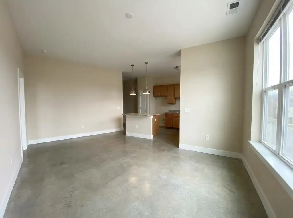 Freshly Repainted Open Concept Living Room