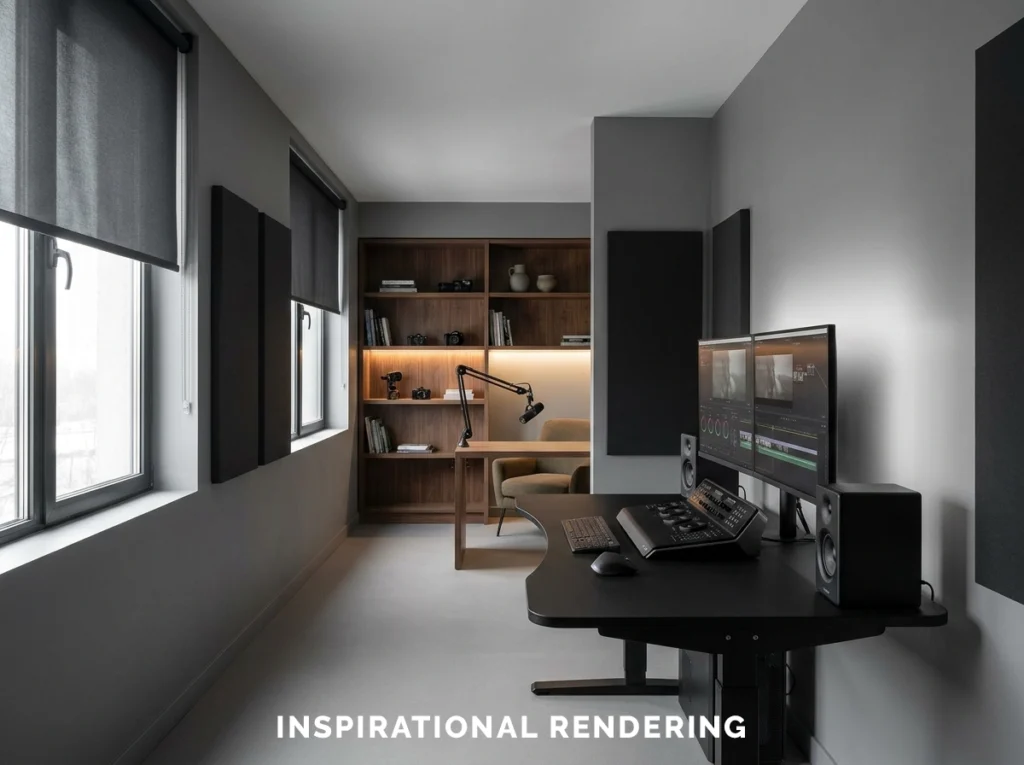 Color Schemes for Video and Photo Editing Rooms