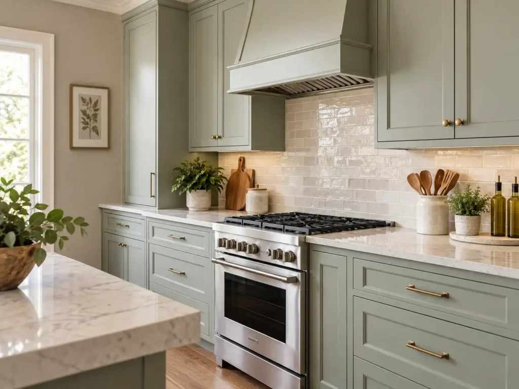 Coordinate Wall Trim and Cabinet Colors 01