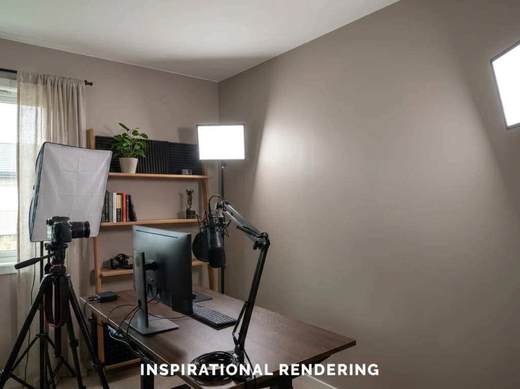Eggshell Streaming Room