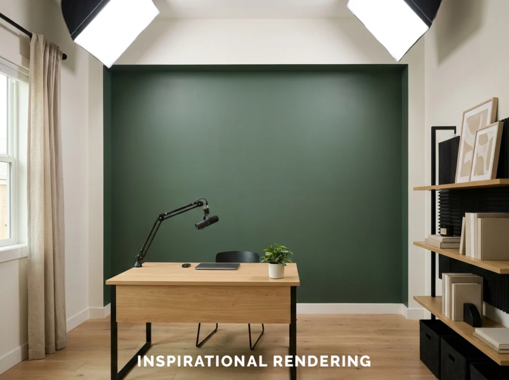 Matte Finish Streaming Room