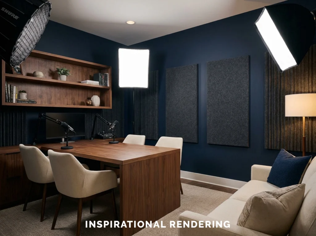 Navy Content Creation Podcast Studio