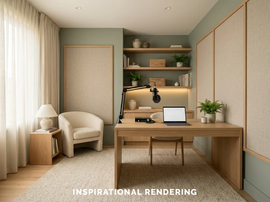 Sage Green Content Creation Studio