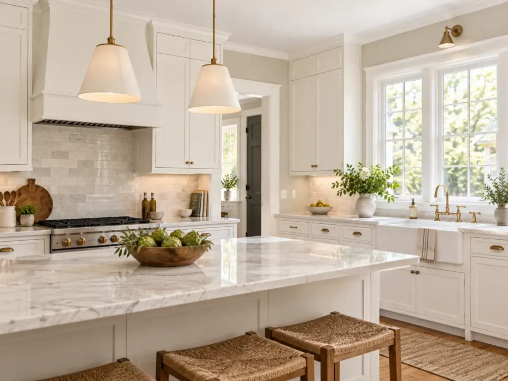 Should White Cabinets and White Trim Match