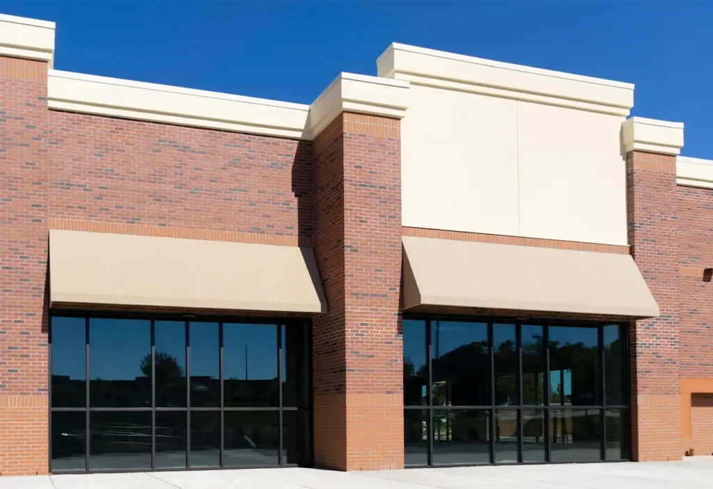 freshly painted retail store exterior in northern colorado